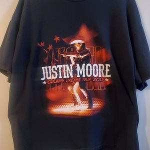 Justin Moore concert 2013 shirt